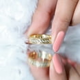 thumbnail image 6 of Rosec Jewels Womens Designer 0.50 CT Diamond Band Ring in Gold, April Birthstone Jewelry, Fine Jewelry Diamond, 18K Yellow Gold, US 13.00, 6 of 9
