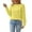 Yellow, variant on Knit Sweater, Women's Wool Blend Casual Sweaters Crewneck Long Sleeve Knit Pullover Sweater Fall Tops for Women 2025 Pullover Sweaters for Women Navy M