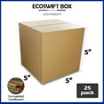 thumbnail image 4 of EcoSwift Brand Premium 5x5x5 Cube Cardboard Boxes Mailing Packing Shipping Box Corrugated Carton 23 ECT, 5"x5"x5", Brown, 25-Pack, 4 of 4