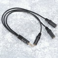 thumbnail image 6 of WAXIAYU 3.5mm Audio Splitter Cable for Cellphone Headset - 1 Input 3 Output (Black), 6 of 6