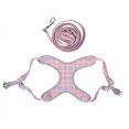 thumbnail image 4 of Pet Reflective Training Vest Traction, Pet Harness Leash Set Vest Adjustable Chest Abrasion Resistance Pet Dog Harness And Leash Set Dog Harness  For Home Rose Red M, 4 of 8