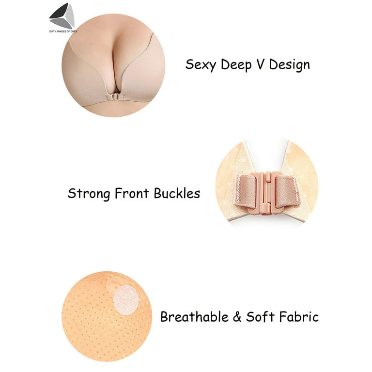 Women Invisible Bras Butterfly Wing Silicone Sexy Bra Adhesive Bras  Strapless Backless Self Bras Shell Push Up Bra LDH198 From Fashion_god,  $3.71
