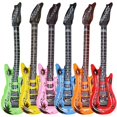 thumbnail image 1 of Dr.dudu Guitarra Inflable Impermeable Decoración de Fiesta de Colores Surtidos (Paquete de 6), 1 of 6