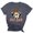 Dark Grey, variant on Boo Haw Shirt - Cute Ghost T-Shirt - Halloween Shirt for Women & Men - Retro Fall Graphic Tee - Heather Forest