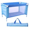 thumbnail image 1 of Cuna Babeside para muñecas de 17 a 21 pulgadas con bolsa de almacenamiento, color azul, 1 of 7