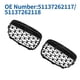 thumbnail image 3 of Parrilla del parachoques delantero superior No.51137262117 de Unique Bargains para BMW Serie 1 11-14, tono plateado cromado a la mitad, 1 par, 3 of 7