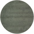 thumbnail image 4 of SAFAVIEH Harvey Solid Plush Shag Area Rug, Charcoal, 4' x 4' Round, 4 of 5