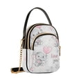 thumbnail image 7 of FORMRS Crossbody Bag for Women Quilted Travel Shoulder Cell Phone Purse with Chain Strap Handbag, Cartoon Elephant, 7 of 7