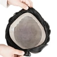 thumbnail image 5 of Natural Male Hair Replacement System Hairpiece Straight Human Hair Wig Silk PU Base Men Toupee Unit Mens Capillary Prosthesis, 5 of 6
