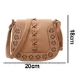 thumbnail image 2 of Hukapapa Bolsos cruzados para mujer Bolsos huecos con correa ajustable, 2 of 5