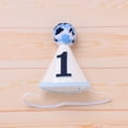 thumbnail image 6 of IDOPIP Unisex Baby One Year Old Birthday Outfits Race Car Driver Clothes Color Block Fall Tops Blue Pants Size 12-18M, 6 of 7