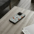 thumbnail image 2 of DistinctInk Hybrid (Acrylic / TPU) Clear Slim Fit Case for Apple iPhone 14 PLUS (6.7" Screen) - "ARctic Fox: A Musical Pattern Delight", 2 of 8