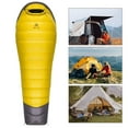 thumbnail image 4 of Yucurem Goose Down Camping Sleeping Bag Ultralight for Outdoor Indoor Camping Bedding (Yellow), 4 of 10