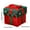 E, variant on Dserfhy Christmas Gift Box Decoration Thick Velvet Gift Box with Bow Plush Xmas Candy Box for Holiday Home Garden Party Decor