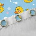 thumbnail image 4 of jejeloiu Lovely Duck Blackout Curtains,Cute Balloon Curtains Pack of 2 (38x45 Each),Yellow Blue Window Curtains For Kids Teens,Super Cozy Room Decor, 4 of 6