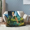 thumbnail image 7 of Tinker Bell and the Legend of the NeverBeast Fleece Throw Blanket, Super Soft Cozy Warm Flannel Blanket for Bed Sofa Couch Camping Travel, All Seasons Fuzzy Plush Blankets for Kids Adults Fans, 7 of 7