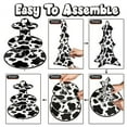 thumbnail image 3 of Rvaymup Farm Animal Theme Pastry Holder with Unique Cow Print Cupcake Display Stand, 3 of 10