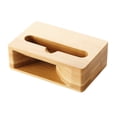 thumbnail image 6 of Hemobllo Sound Amplifier for Phone Wood Mobile Phone Holder Beige Bamboo 1Pcs for Dining Room, 6 of 8