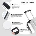 thumbnail image 4 of 2 fundas para asas de equipaje - Etiquetas identificadoras con calaveras a cuadros, fundas para asas de equipaje, accesorios esenciales de viaje para equipaje de avión, 4 of 6