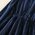 thumbnail image 4 of QUNYINEY Long Sleeve Spring Dresses for Women 2026 A Line Linen Boho Midi Dresses Flowy Button Loose Fit Collared Shirt Dress, 4 of 9