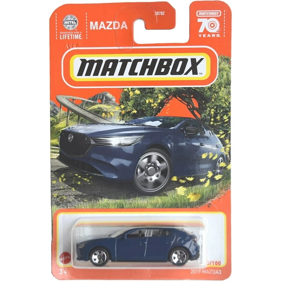 Matchbox 2019 Mazda3, blue 50/100