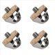 thumbnail image 1 of 4X Adaptador de Montaje con Tornillo para CáMara, Anillo en D de CáMara DSLR Fijo, Tornillo de 1/4 Pulgada para Eslinga de Hombro, Correa para el Cuello, Bolsa para CáMara, 1 of 6