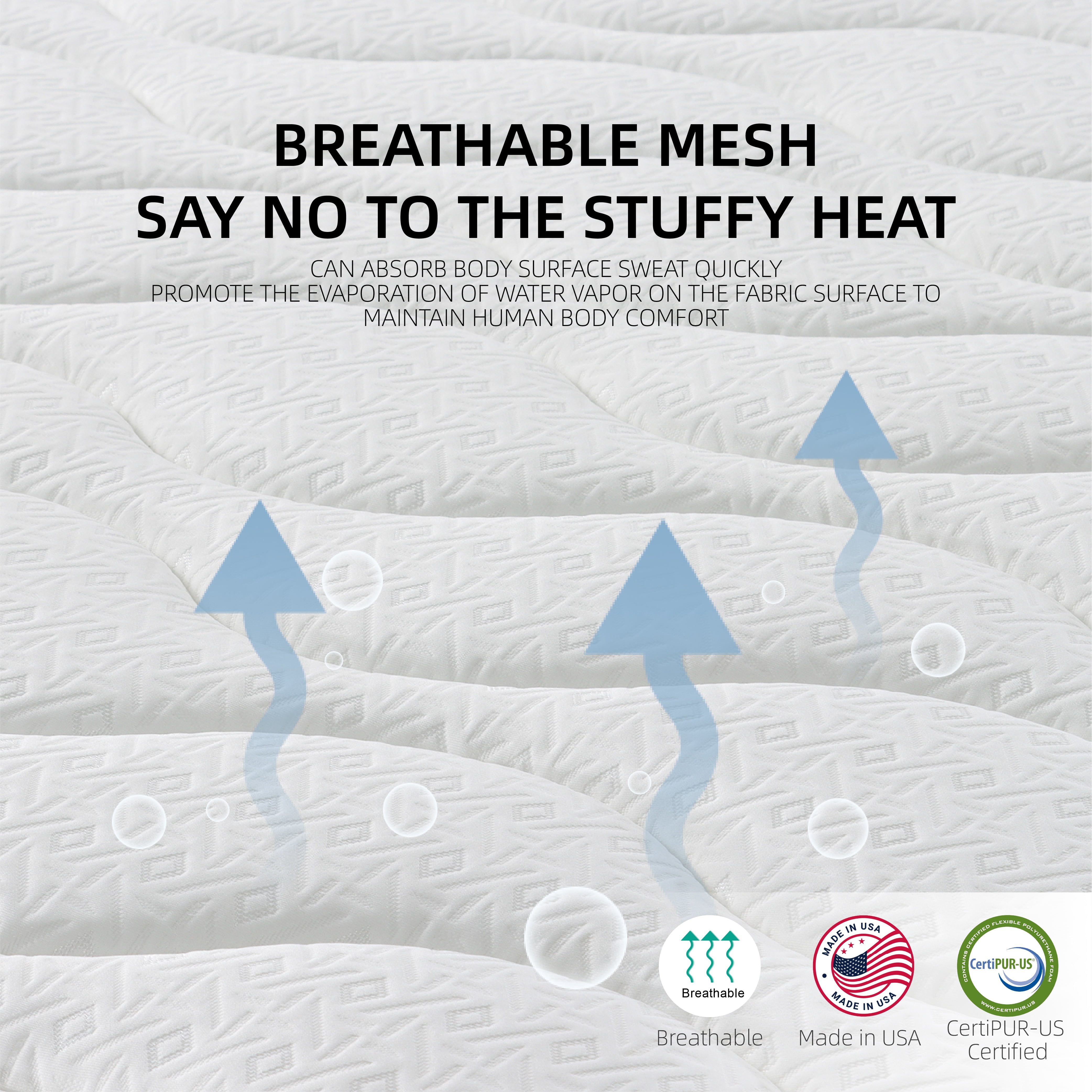 MAYEERTY 10-Inch Hybrid Full Size Mattress with Gel Memory Foam & Individually Wrapped Coils