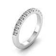 thumbnail image 3 of 1/2 Carat TW Women's Natural Diamond Wedding Band in 10k White Gold (G-H color, I1 Clarity), 3 of 5