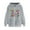 A1202004-Gray, variant on SwiftWear Fashion Mardi Gras Hoodie Women Long Sleeve Spring Fall Tops Casual Drawstring Hoodie with Pocket Red