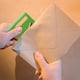 thumbnail image 4 of Abre cartas, abrelatas de cartas, abrelatas de paquetes, cortador de papel de envolver con cuchilla oculta, abrelatas de cartas de 3 en 1 con lupa con regla, 4 of 5