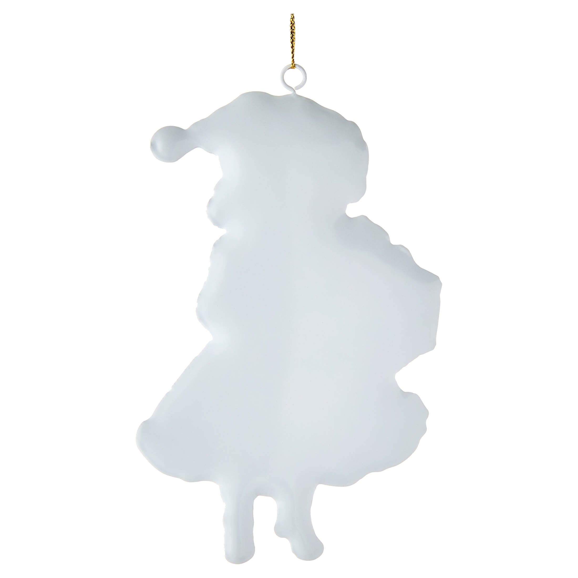 Multicolor Metal Girl with Present Christmas Ornament, 6.3", by Holiday Time