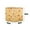 B, variant on Large Capacity Clothing Storage Bag for Household Sorting, Moving Packaging Bag, Double Zipper Design, Firm Handle, Fabric Storage Organizer