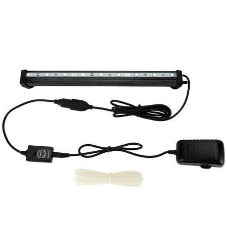 Fish Bubble Lamp TKOOFN LED Air Bubble Light, 23cm Fish Tank Underwater Submersible Aquarium Fish Tank Lamp with Remote Control, 9 LED ()