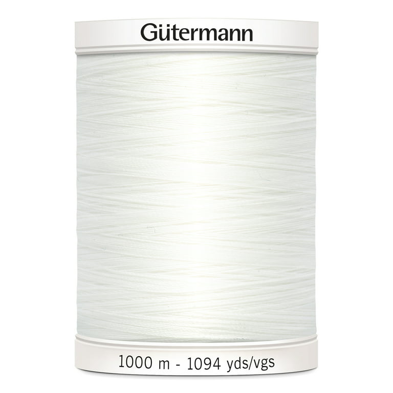 Gutermann Thread, 250M-021 Warm White, Sew-All Polyester All Purpose Thread,  250m/273yds - Picking Daisies