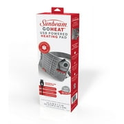 Sunbeam® GoHeat USB Powered Heating Pad, Light Gray