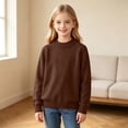 thumbnail image 6 of KICILVS Girls Knit Sweater Long Sleeve Crew Neck Jumper Tops Cute Fall Winter Knit Cozy Knitted Warm Soft Sweater Pullover 1-3 Years, 6 of 9