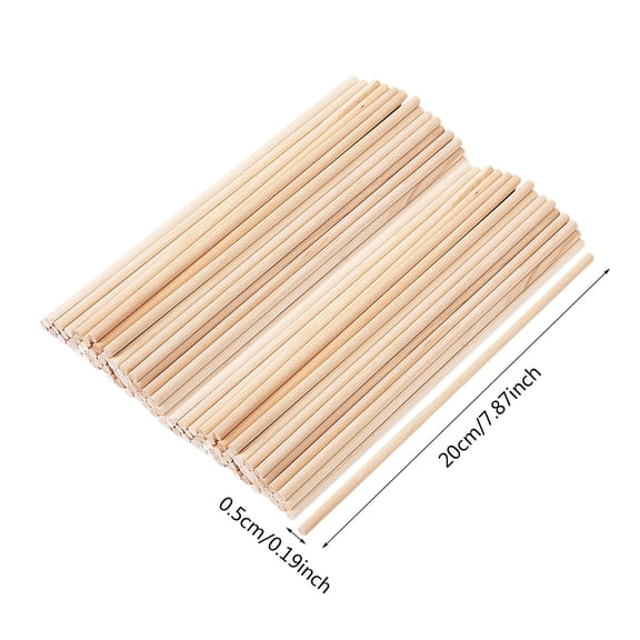 Colored Wooden Craft Sticks Set of 100 for DIY Crafts Ice Cream Stick Popsicle Projects
