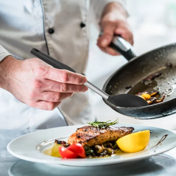 Silicone Kitchenware Set Cooking Spoons Utensil For Spatulas Use