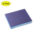 thumbnail image 1 of Bloque de lijado de grano medio 220 Grano 4.72" x 3.86" x 0.47" Tamaño Esponja de lijado Azul 12Pack, 1 of 5