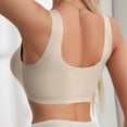thumbnail image 6 of Gkeoshab Nursing Bras Women's Seamless Side Smoothing Push-Up Bra Non-Wired Lift & Anti-Sag Support Bralette Beige L, 6 of 8