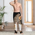 thumbnail image 2 of Sikiie Sunflower Gnomes 4 Mens Pajama Pants Sleep & Lounge Pants, PJ Bottoms With elastic waistb and Pockets Large, 2 of 6