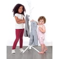 thumbnail image 2 of IGUOHAO Kids Coat Tree Rack Hanger Wooden White Rack Organizer Furniture - -, 2 of 8