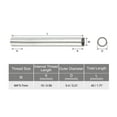 thumbnail image 2 of Unique Bargains Round Coupling Nut M4x0.7mm 45mm Threaded Sleeve Connector Rod Bar Stud Tube 20 Pack, 2 of 4