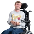 thumbnail image 2 of Men's G-III Sports by Carl Banks Gray Kansas City Chiefs Adaptive Twisted Team Graphics Long Sleeve T-Shirt, 2 of 4