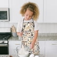 thumbnail image 4 of Paw Prints and Bones Kids Aprons for Girls and Boys,Adjustable Neck Strap Toddler Aprons for Kids Cooking Baking, 4 of 7