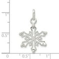 thumbnail image 2 of Sterling Silver Polished Snowflake Pendant, 2 of 2