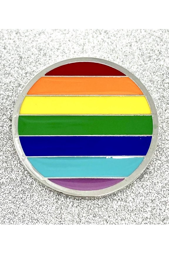 LGBT Pride Rainbow Plate for Floating Lockets
