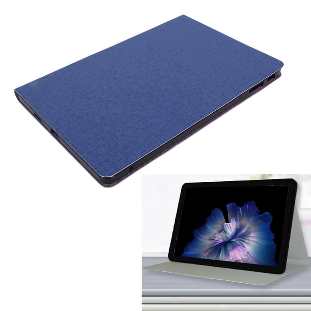 Tablet Protective Cover, Multifunctional Stand Heat Dissipation Drop Resistant Tablet Leather Case Full Protection for Tab 13 Blue