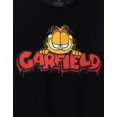 thumbnail image 2 of Garfield T-Shirt Noir à Manches Courtes pour Hommes, 2 of 7