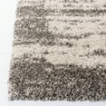thumbnail image 3 of SAFAVIEH Hudson Shag Jace Abstract Area Rug, Ivory/Grey, 5' x 5' Square, 3 of 7